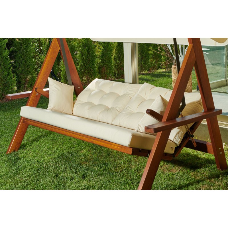 Garden Triple Swing Chair Lyon 2400 - Beige Beige