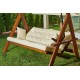 Garden Triple Swing Chair Lyon 2400 - Beige Beige Garden Triple Swing Chair Lyon 2400 - Beige Beige