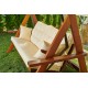 Garden Triple Swing Chair Lyon 2400 - Beige Beige Garden Triple Swing Chair Lyon 2400 - Beige Beige
