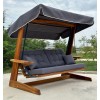 Garden Triple Swing Chair Sia 2400 - Anthracite Anthracite