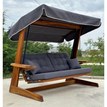 Garden Triple Swing Chair Sia 2400 - Anthracite Anthracite