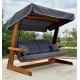Garden Triple Swing Chair Sia 2400 - Anthracite Anthracite Garden Triple Swing Chair Sia 2400 - Anthracite Anthracite