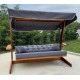 Garden Triple Swing Chair Sia 2400 - Anthracite Anthracite Garden Triple Swing Chair Sia 2400 - Anthracite Anthracite