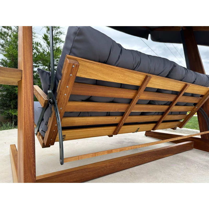 Garden Triple Swing Chair Sia 2400 - Anthracite Anthracite