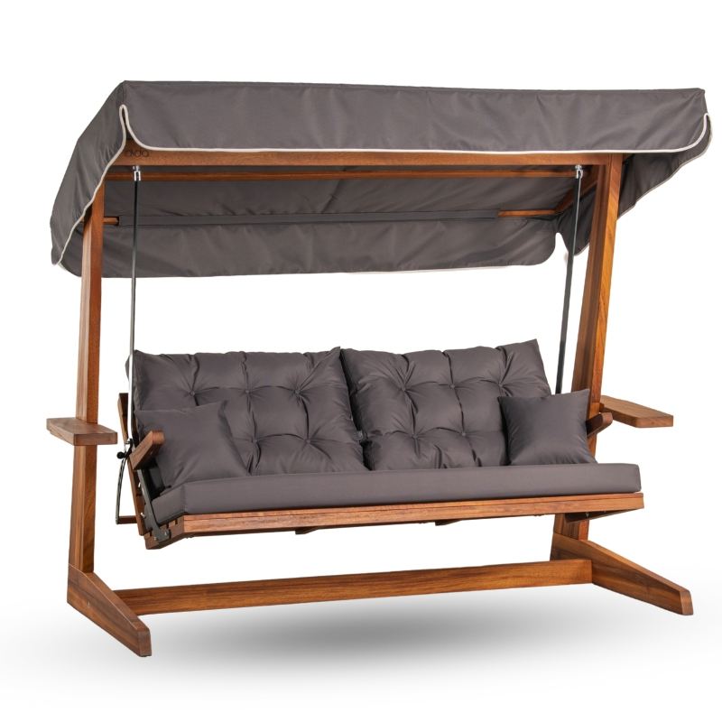 Garden Triple Swing Chair Sia 2400 - Anthracite Anthracite