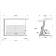 Garden Triple Swing Chair Sia 2400 - Anthracite Anthracite Garden Triple Swing Chair Sia 2400 - Anthracite Anthracite