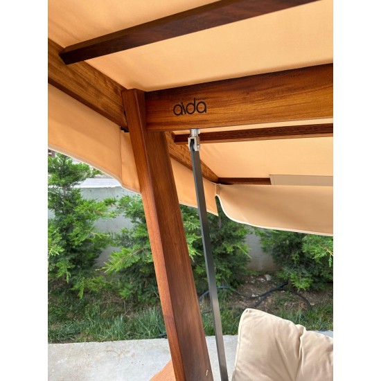 Garden Triple Swing Chair Sia 2400 - Camel Camel Garden Triple Swing Chair Sia 2400 - Camel Camel