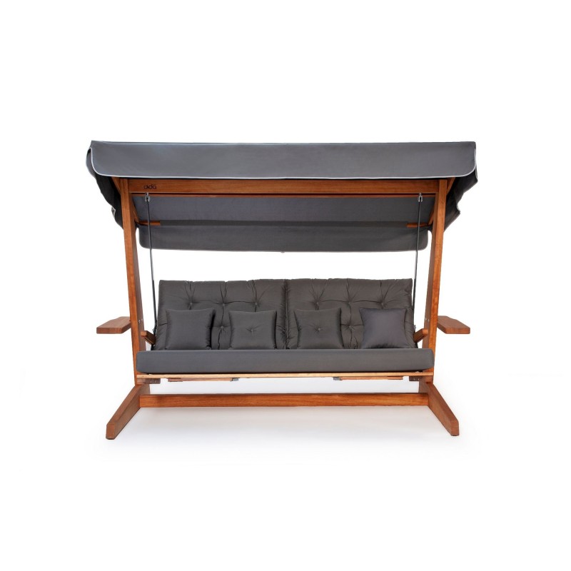 Garden Triple Swing Chair Luna Deluxe 2600 - Anthracite Anthracite