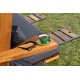Garden Triple Swing Chair Luna Deluxe 2600 - Anthracite Anthracite