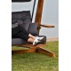 Garden Triple Swing Chair Luna Deluxe 2600 - Anthracite Anthracite