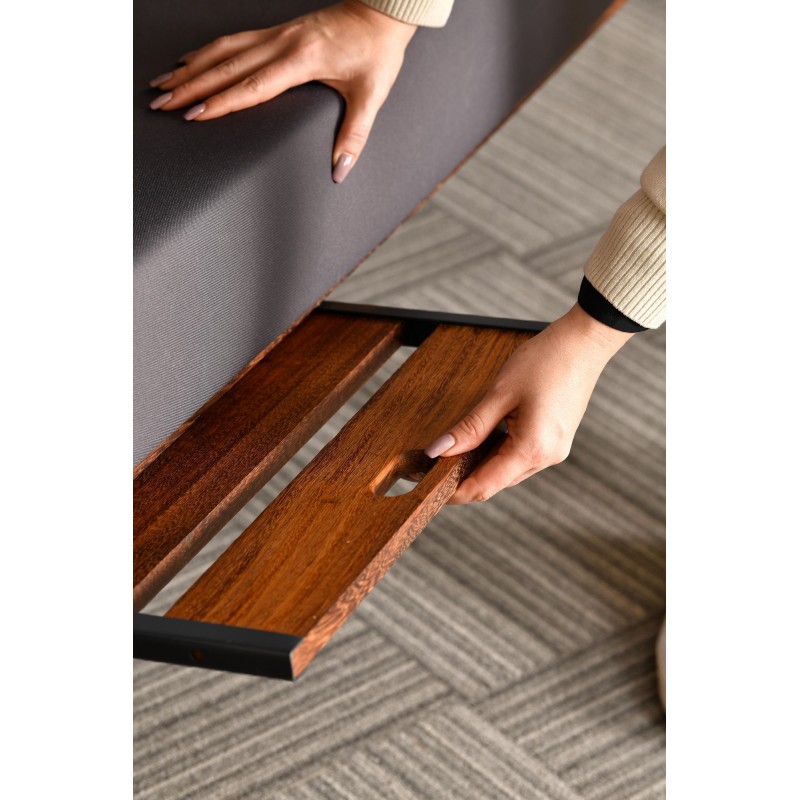 Garden Triple Swing Chair Luna Deluxe 2600 - Anthracite Anthracite