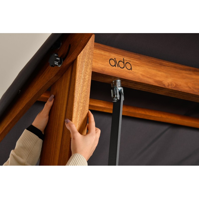 Garden Triple Swing Chair Luna Deluxe 2600 - Anthracite Anthracite