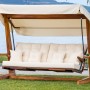 Garden Triple Swing Chair Luna Deluxe 2600 - Beige Beige