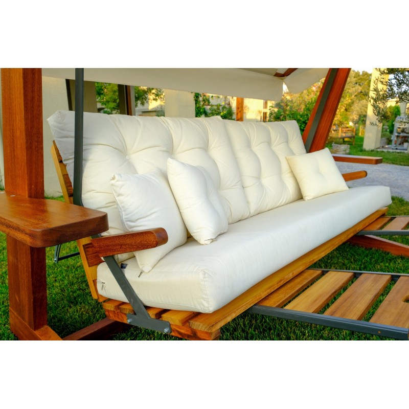 Garden Triple Swing Chair Luna Deluxe 2600 - Beige Beige