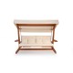 Garden Triple Swing Chair Luna Deluxe 2600 - Beige Beige