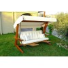 Garden Triple Swing Chair Luna Deluxe 2600 - Beige Beige
