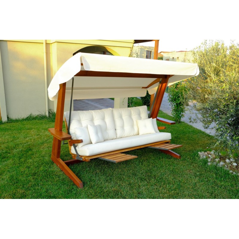 Garden Triple Swing Chair Luna Deluxe 2600 - Beige Beige