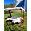 Garden Triple Swing Chair Luna Deluxe 2600 - Beige Beige