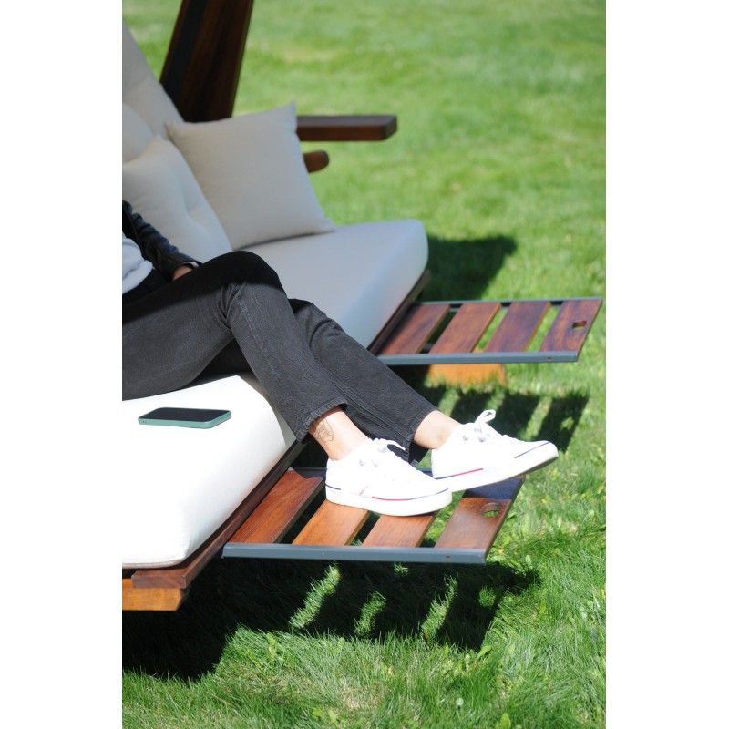 Garden Triple Swing Chair Luna Deluxe 2600 - Beige Beige