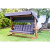 Garden Triple Swing Chair Viva 2400 - Anthracite Anthracite