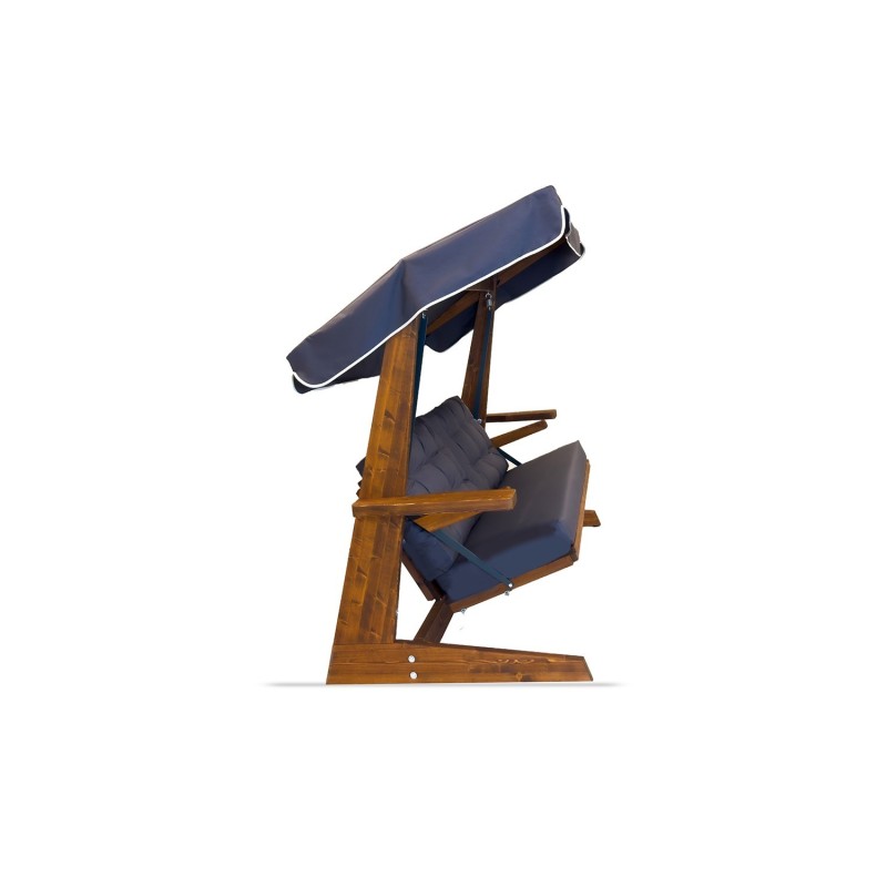 Garden Triple Swing Chair Viva 2400 - Anthracite Anthracite