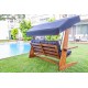 Garden Triple Swing Chair Viva 2400 - Anthracite Anthracite Garden Triple Swing Chair Viva 2400 - Anthracite Anthracite