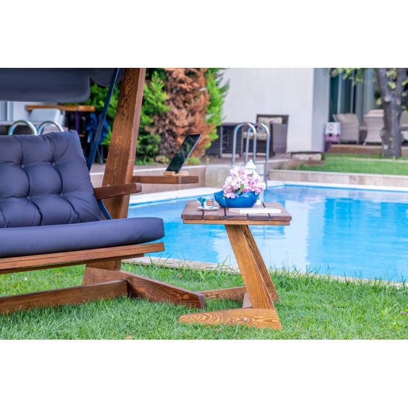 Garden Triple Swing Chair Viva 2400 - Anthracite Anthracite
