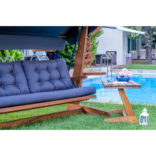 Garden Triple Swing Chair Viva 2400 - Anthracite Anthracite Garden Triple Swing Chair Viva 2400 - Anthracite Anthracite