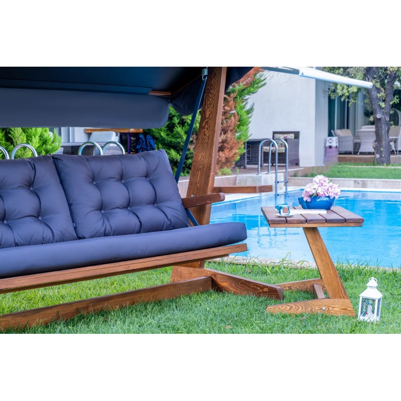 Garden Triple Swing Chair Viva 2400 - Anthracite Anthracite