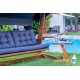Garden Triple Swing Chair Viva 2400 - Anthracite Anthracite Garden Triple Swing Chair Viva 2400 - Anthracite Anthracite