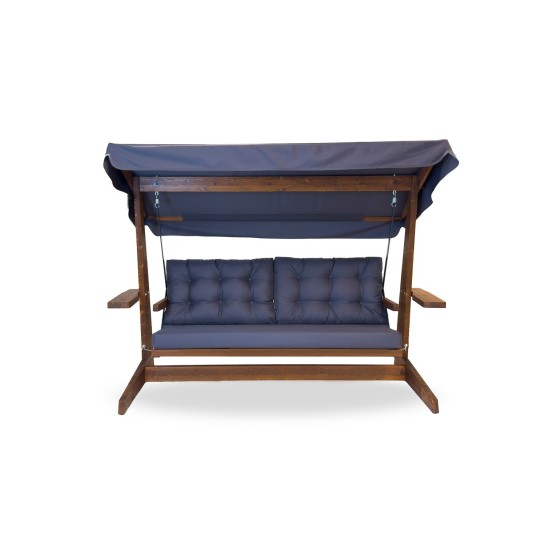 Garden Triple Swing Chair Viva 2400 - Anthracite Anthracite Garden Triple Swing Chair Viva 2400 - Anthracite Anthracite
