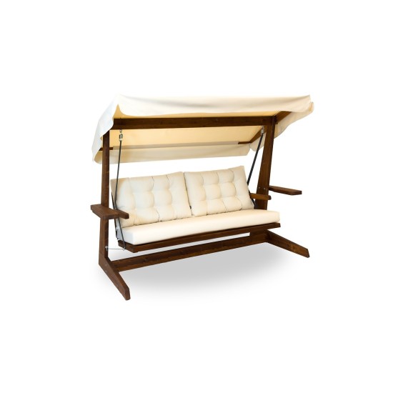 Garden Triple Swing Chair Viva 2400 - Beige Beige Garden Triple Swing Chair Viva 2400 - Beige Beige