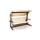 Garden Triple Swing Chair Viva 2400 - Beige Beige Garden Triple Swing Chair Viva 2400 - Beige Beige