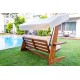 Garden Triple Swing Chair Viva 2400 - Beige Beige Garden Triple Swing Chair Viva 2400 - Beige Beige