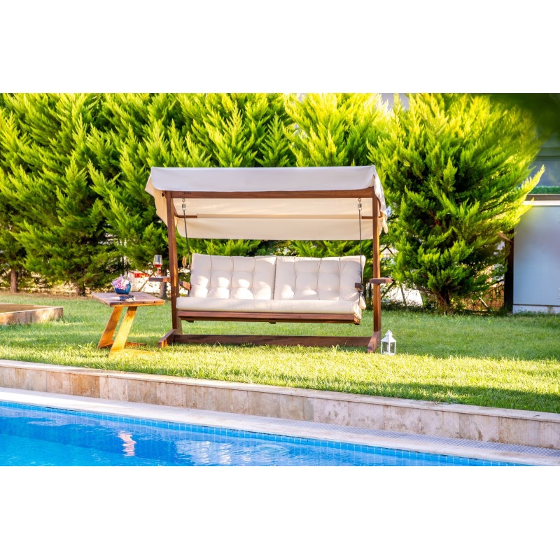 Garden Triple Swing Chair Viva 2400 - Beige Beige