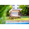 Garden Triple Swing Chair Viva 2400 - Beige Beige