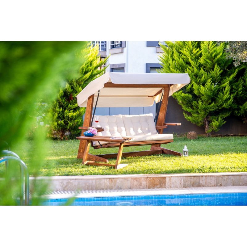 Garden Triple Swing Chair Viva 2400 - Beige Beige