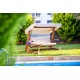 Garden Triple Swing Chair Viva 2400 - Beige Beige Garden Triple Swing Chair Viva 2400 - Beige Beige