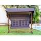 Garden Triple Swing Chair Viva 2200 - Anthracite Anthracite Garden Triple Swing Chair Viva 2200 - Anthracite Anthracite