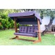 Garden Triple Swing Chair Viva 2200 - Anthracite Anthracite Garden Triple Swing Chair Viva 2200 - Anthracite Anthracite