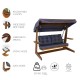 Garden Triple Swing Chair Viva 2200 - Anthracite Anthracite Garden Triple Swing Chair Viva 2200 - Anthracite Anthracite