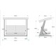 Garden Triple Swing Chair Viva 2200 - Anthracite Anthracite Garden Triple Swing Chair Viva 2200 - Anthracite Anthracite