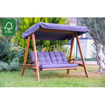 Garden Double Swing Chair Pera 2000 - Anthracite Anthracite
