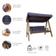 Garden Double Swing Chair Pera 2000 - Anthracite Anthracite