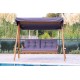 Garden Double Swing Chair Pera 2000 - Anthracite Anthracite