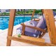 Garden Double Swing Chair Pera 2000 - Anthracite Anthracite