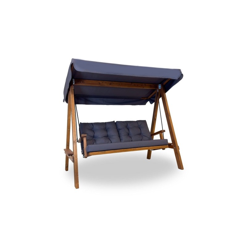 Garden Double Swing Chair Pera 2000 - Anthracite Anthracite