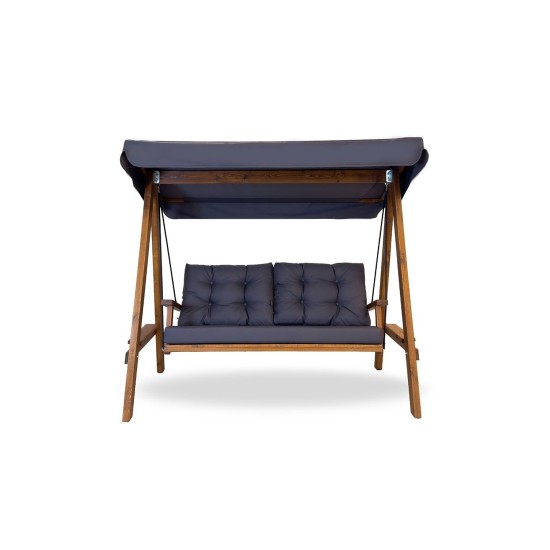 Garden Double Swing Chair Pera 2000 - Anthracite Anthracite