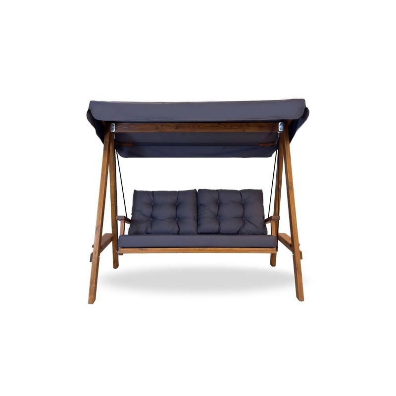 Garden Double Swing Chair Pera 2000 - Anthracite Anthracite