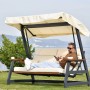 Garden Triple Swing Chair Nova 2400 - Beige Beige